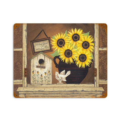 Grows-With-Love-Vintage-Sign-Metal-Sign