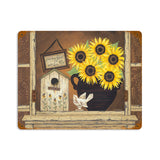 Grows With Love Vintage Sign Metal Sign