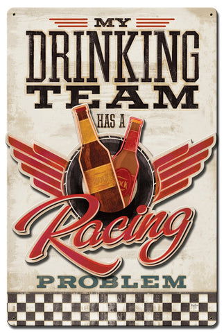 Drinking-Team-Vintage-Sign-Metal-Sign