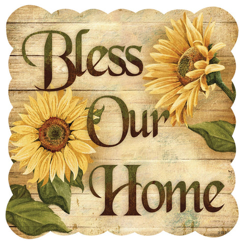 Bless Our Home Vintage Sign Metal Sign