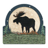 Moose Moon Vintage Sign Metal Sign