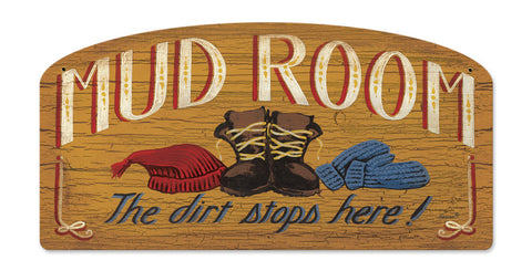 Mud Room Vintage Sign Metal Sign