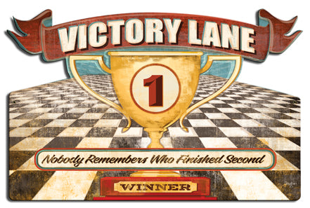 Victory-Lane-Vintage-Sign-Metal-Sign