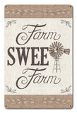 Farm Sweet Farm Vintage Sign Metal Sign