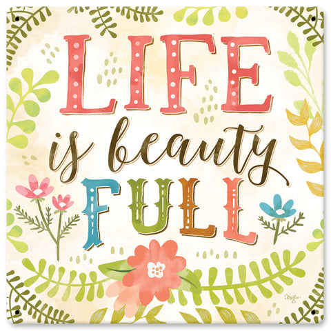 Life is Full Vintage Sign Metal Sign