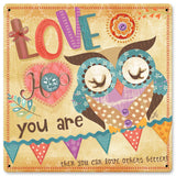 Love Hoo You Are Vintage Sign Metal Sign