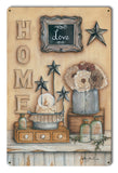 Home Love Vintage Sign Metal Sign