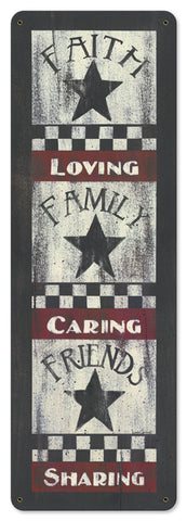 Loving-Caring-Sharing-Vintage-Sign-Metal-Sign