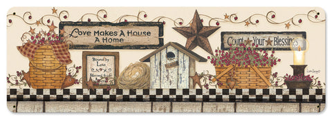 Love-Makes-A-House-A-Home-Vintage-Sign-Metal-Sign