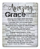Amazing Grace Vintage Sign Metal Sign