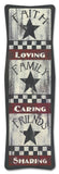 Loving Caring Sharing Vintage Sign Metal Sign