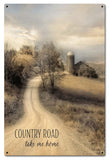 Country Road Take Me Home Vintage Sign Metal Sign