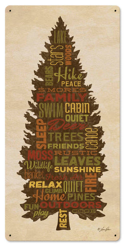 Tree-Outdoor-Words-Vintage-Sign-Metal-Sign
