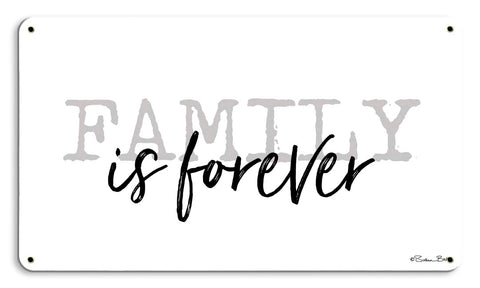 Family is Forever Vintage Sign Metal Sign