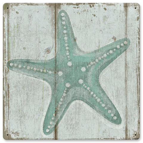 Starfish-Vintage-Sign-Metal-Sign