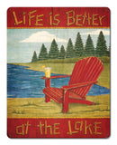 Life is Better Vintage Sign Metal Sign