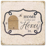 Home is Where Vintage Sign Metal Sign