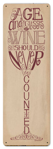 Age-And-Glasses-Of-Wine-Vintage-Sign-Metal-Sign