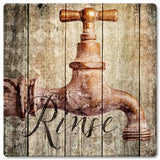 Rinse Vintage Sign Metal Sign