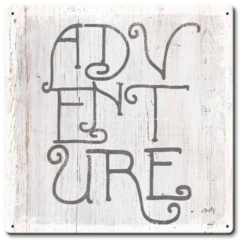 Adventure Vintage Sign Metal Sign