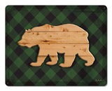 Wood Bear Vintage Sign Metal Sign