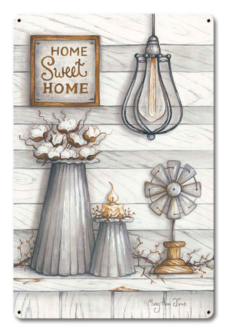 Home Sweet Home Indoor Decor Vintage Sign Metal Sign