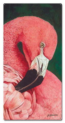 Flamingo Vintage Sign Metal Sign