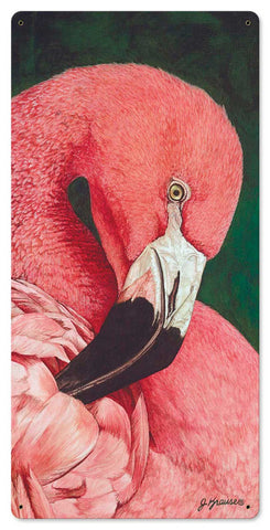 Flamingo Vintage Sign Metal Sign