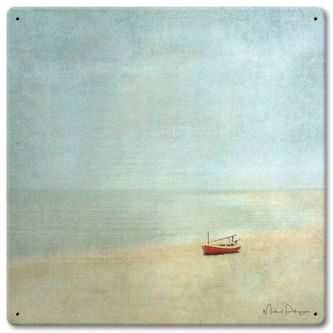 Sailboat-ON-The-Shore-Vintage-Sign-Metal-Sign