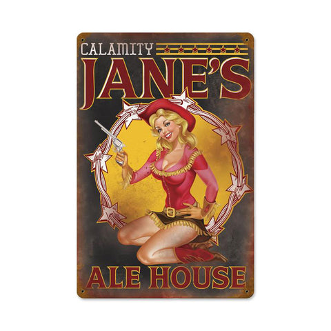 Calamity Jane Vintage Sign Metal Sign