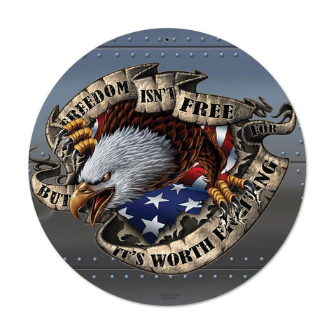 Freedom Isn'T Free Vintage Sign Metal Sign