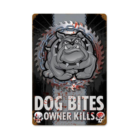 Dog-Bites-Vintage-Sign-Metal-Sign
