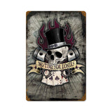 No Time For Losers Vintage Sign Metal Sign