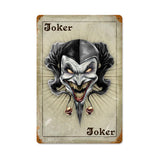 Joker Card Vintage Sign Metal Sign