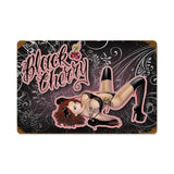 Black Cherry Vintage Sign Metal Sign
