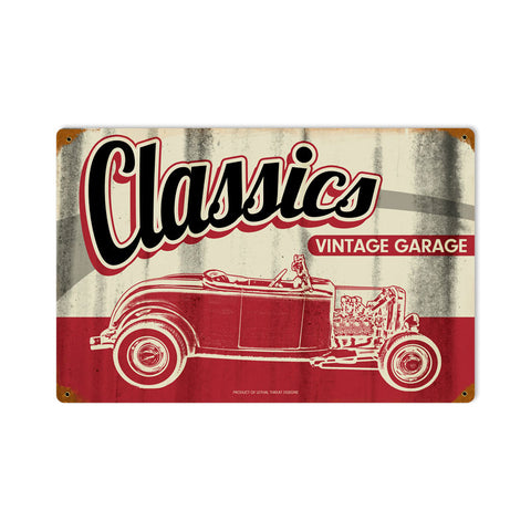 Classic Garage Vintage Sign Metal Sign