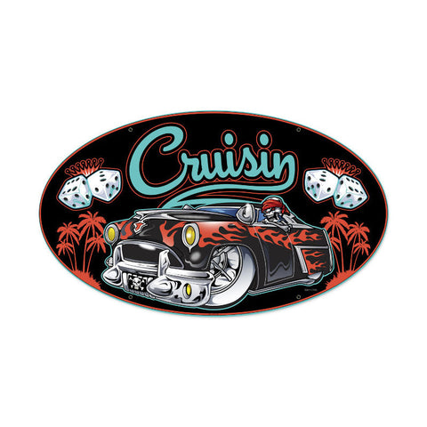 Cruisin-Vintage-Sign-Metal-Sign