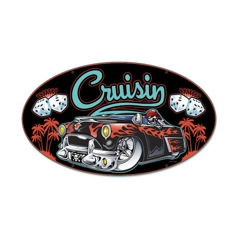 Cruisin Vintage Sign Metal Sign