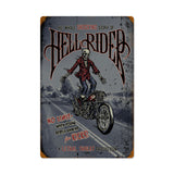 Hell Rider Vintage Sign Metal Sign