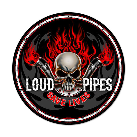 Loud-Pipes-Vintage-Sign-Metal-Sign