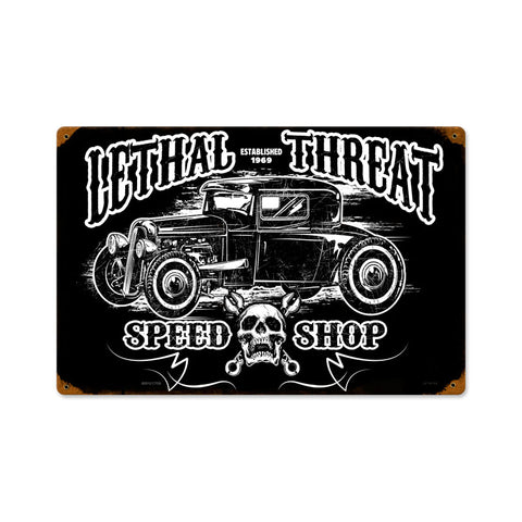 Hot Rod Speedshop Vintage Sign Metal Sign