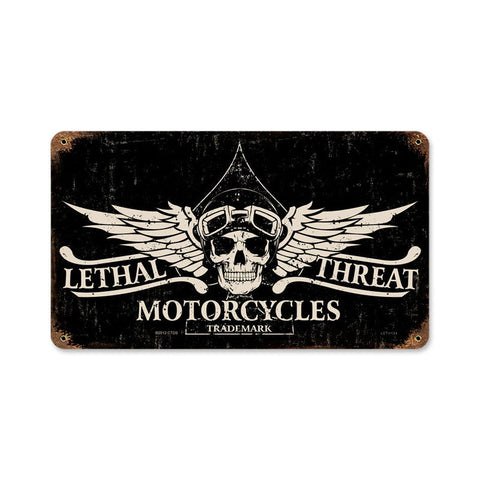 Lethal-Motorcycles-Vintage-Sign-Metal-Sign