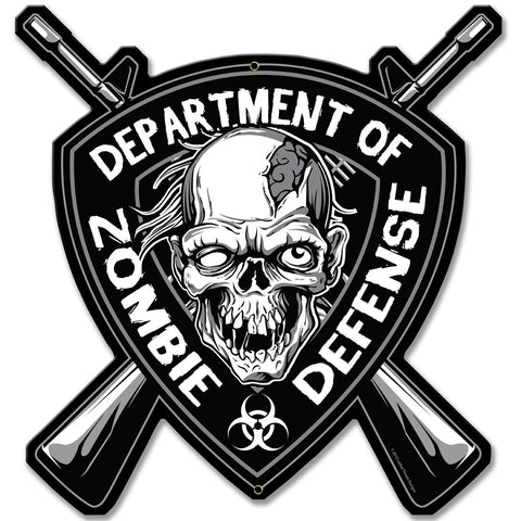 Zombie-Defense-Vintage-Sign-Metal-Sign
