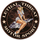 Spark Plug Round Vintage Sign Metal Sign