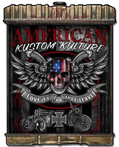 Radiator American Kustom Vintage Sign Metal Sign
