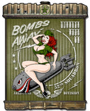Radiator Bombs Away Vintage Sign Metal Sign