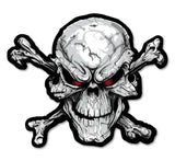 LETH210 - ANGRY SKULL Metal Sign