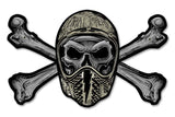 LETH213 - HELMET SKULL Metal Sign