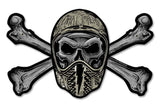 LETH213---HELMET-SKULL-Metal-Sign