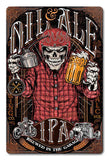 Oil and Ale Metal Sign